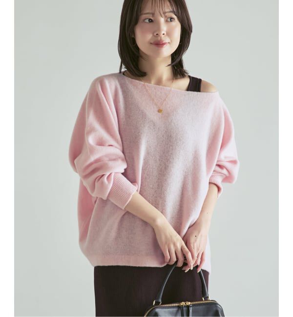 NOBLE「《追加・WEB限定カラーあり》ファインウールドルマンプルオーバー」|ニット・セーター|