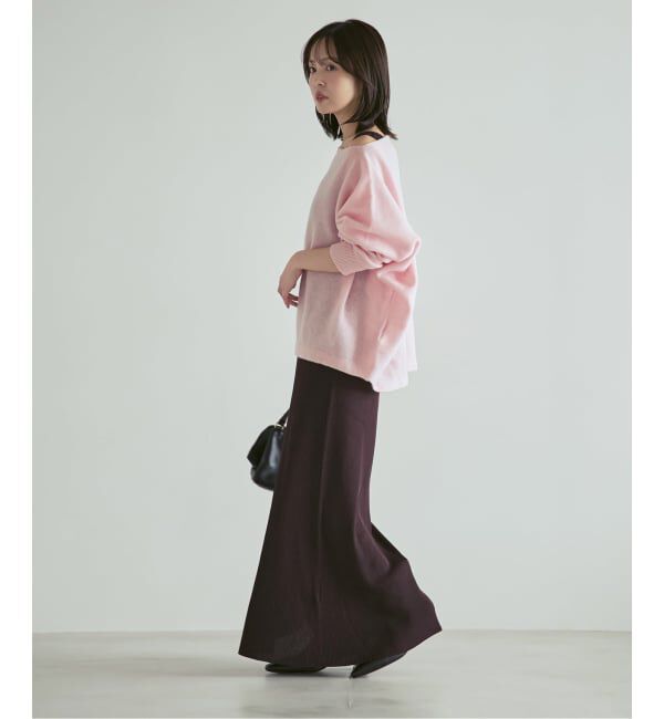NOBLE「《追加・WEB限定カラーあり》ファインウールドルマンプルオーバー」|ニット・セーター|