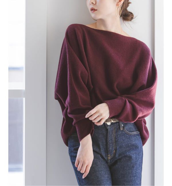 NOBLE「《追加・WEB限定カラーあり》ファインウールドルマンプルオーバー」|ニット・セーター|