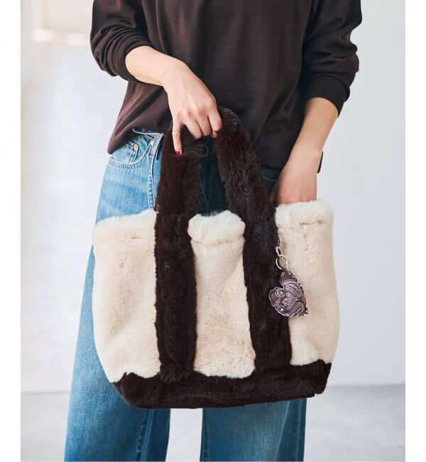 Spick and Span「《追加》Spick & Span ECO FUR TOTE / エコファートート」|トートバッグ|