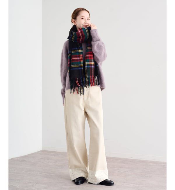 U by SPICK&SPAN「《予約》TWEEDMILL/ツイードミル チェックストール」|ストール|