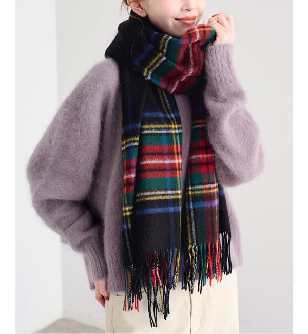 U by SPICK&SPAN「《予約》TWEEDMILL/ツイードミル チェックストール」|ストール|