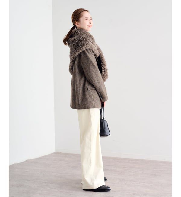 U by SPICK&SPAN「《予約》HELEN MOORE/ヘレンムーア FUR SCARF」|ストール|