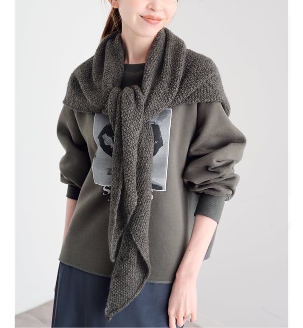U by SPICK&SPAN「《予約》FRATTELLITALLI/フラッテリタッリ SCARF」|ストール|グレー