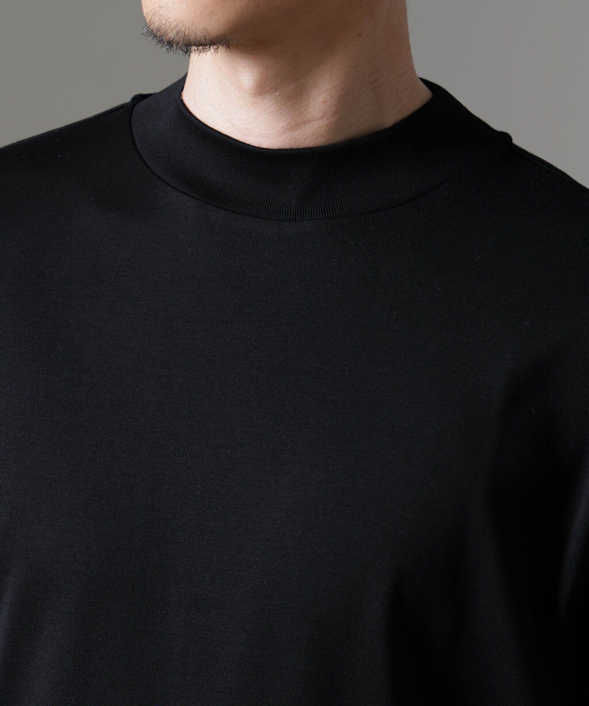 NANO universe「｢FORMAL JERSEY｣モックネックカットソー長袖」|Tシャツ・カットソー|