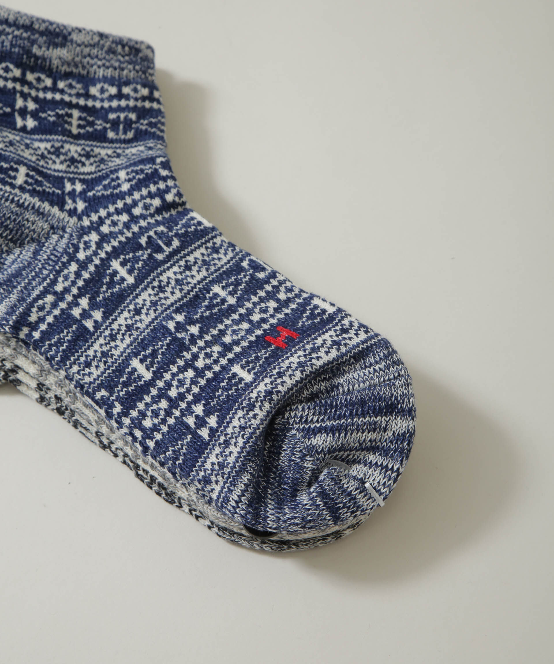 NANO universe「Healthknit/ジャガードソックス 3足セット」|ソックス|