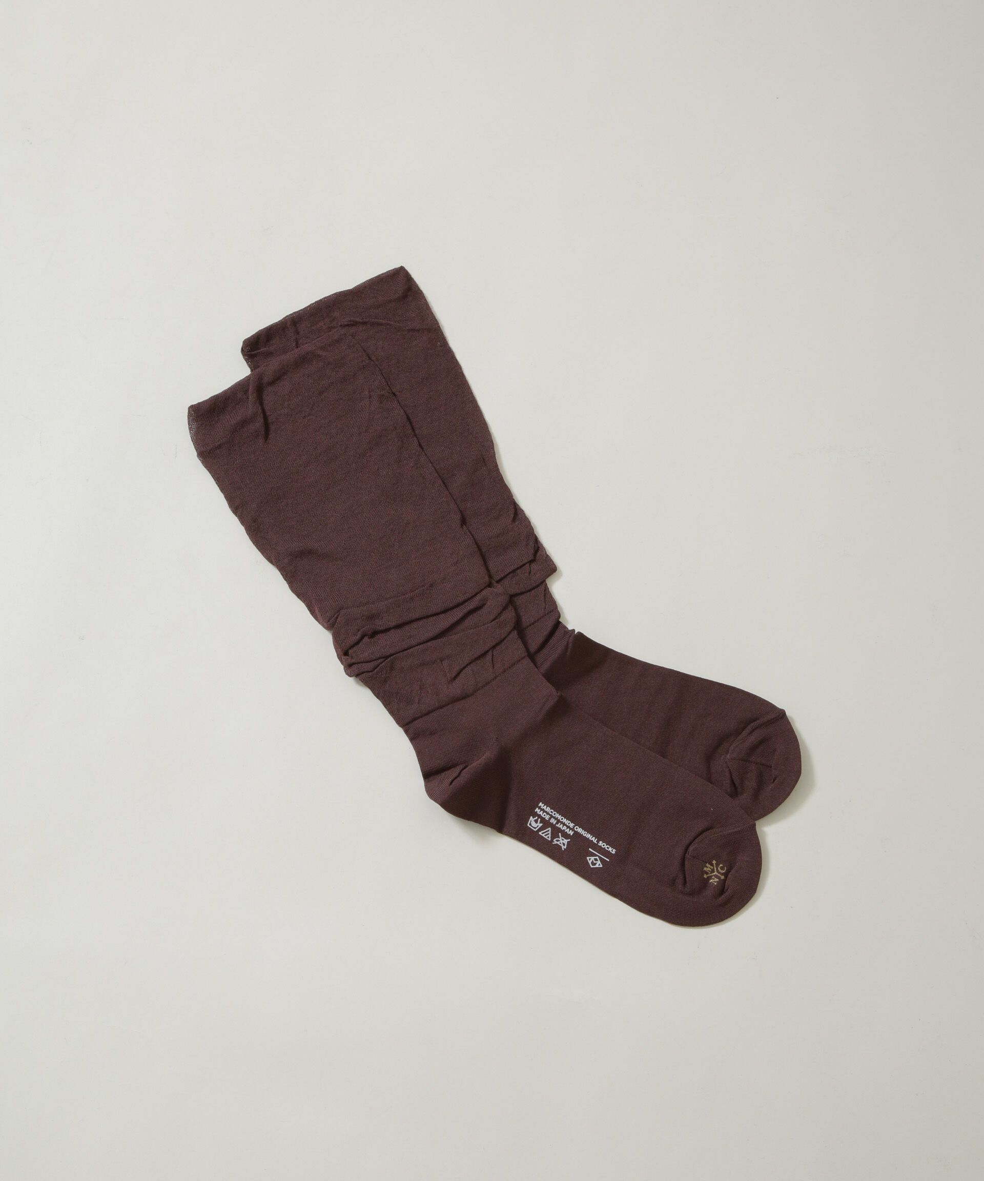 NANO universe「MARCOMONDE/cotton soft loose socks」|ソックス|D.ブラウン2