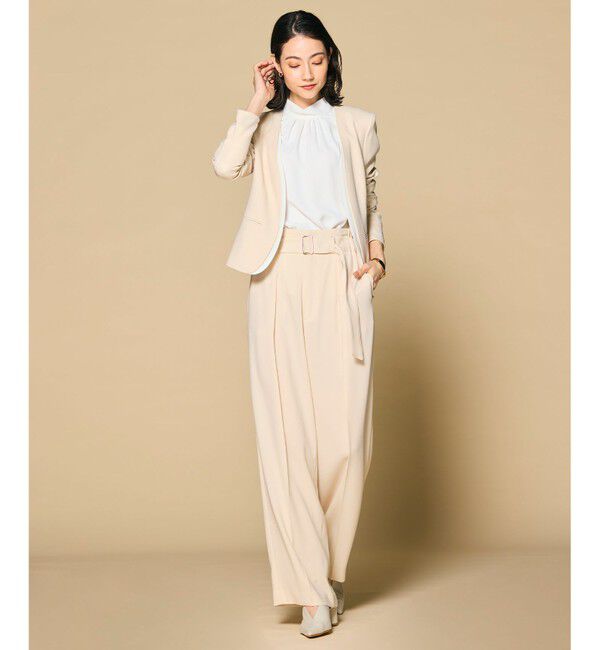 BEIGE,「【L-size・定番】EVA / ハイネックロングスリーブブラウス」|シャツ・ブラウス|