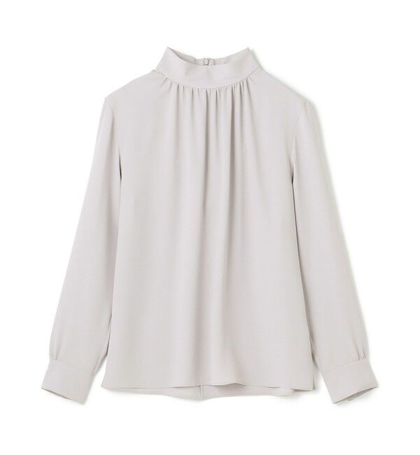 BEIGE,「【L-size・定番】EVA / ハイネックロングスリーブブラウス」|シャツ・ブラウス|