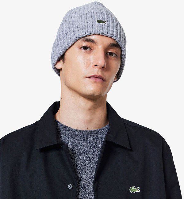 LACOSTE「シルクブレンドオープンカラーシャツ」|シャツ・ブラウス|