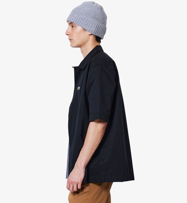 LACOSTE「シルクブレンドオープンカラーシャツ」|シャツ・ブラウス|