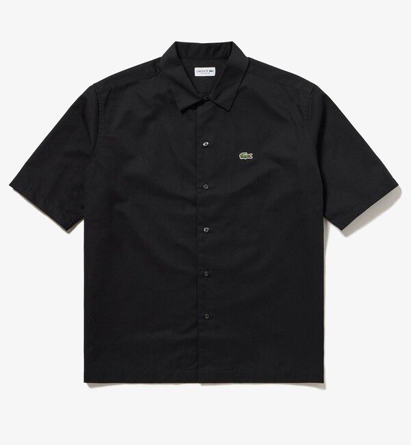 LACOSTE「シルクブレンドオープンカラーシャツ」|シャツ・ブラウス|
