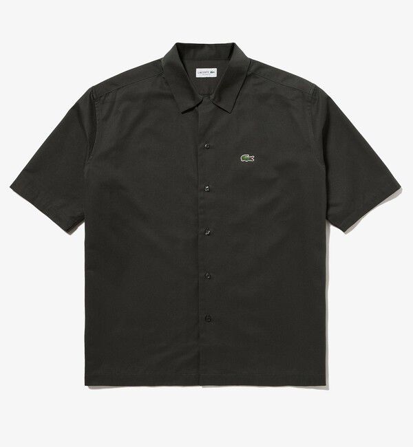 LACOSTE「シルクブレンドオープンカラーシャツ」|シャツ・ブラウス|