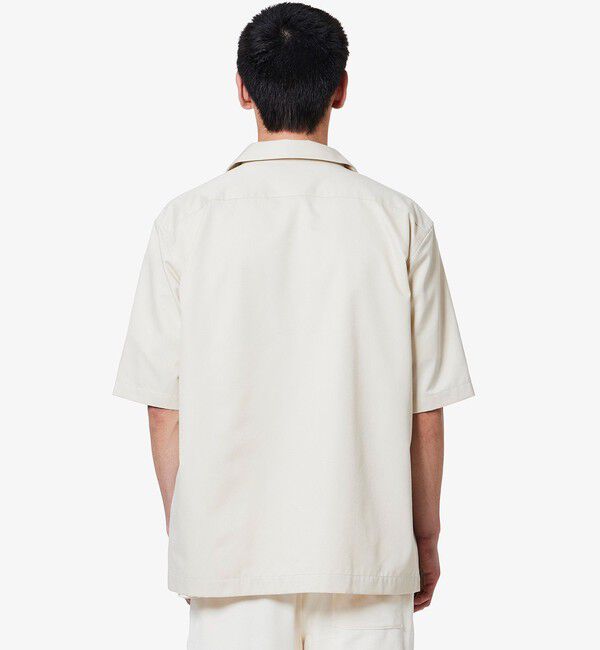 LACOSTE「シルクブレンドオープンカラーシャツ」|シャツ・ブラウス|