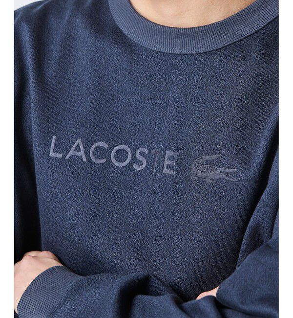 LACOSTE「メランジカラー ヘザー クルーネックスウェット」|スウェット・ジャージ|