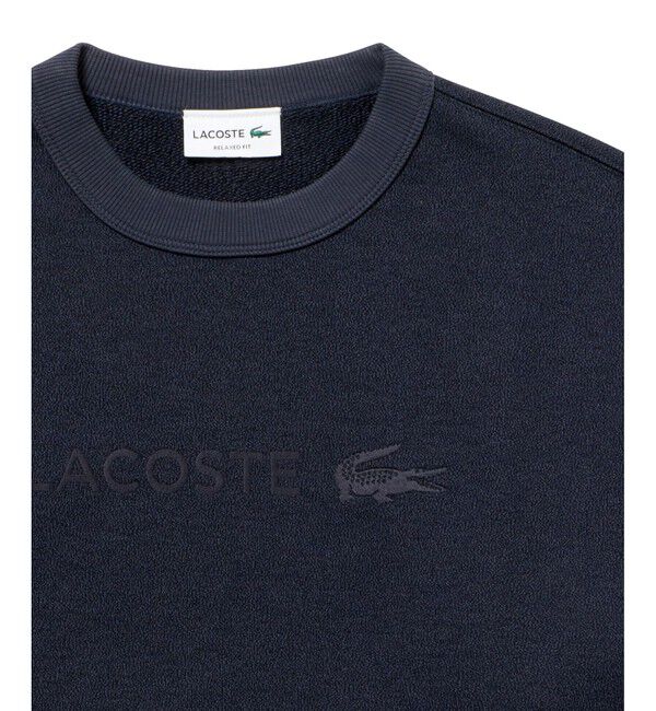 LACOSTE「メランジカラー ヘザー クルーネックスウェット」|スウェット・ジャージ|