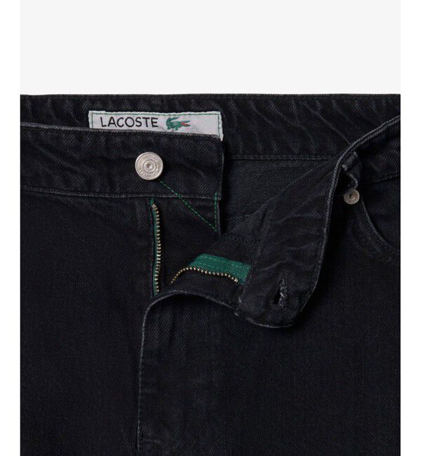 LACOSTE「ルーズフィットオーガニックコットンデニムパンツ」|デニム|