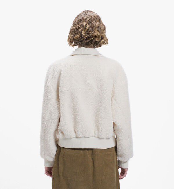 LACOSTE「ショート丈ボアブルゾン」|ブルゾン・スタジャン|