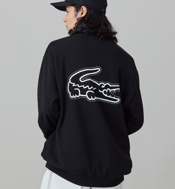 LACOSTE「【オンライン限定】LACOSTE  オーバーサイズ 裏毛 バックプリント クルーネック スウェット」|スウェット・ジャージ|