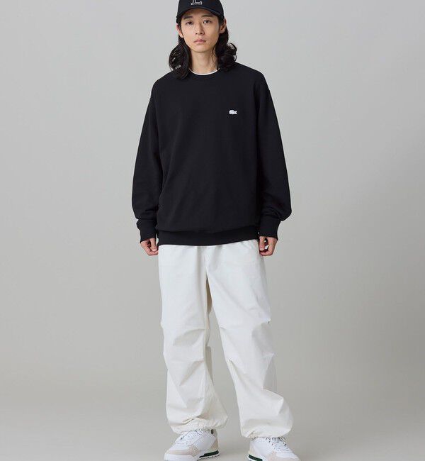 LACOSTE「【オンライン限定】LACOSTE  オーバーサイズ 裏毛 バックプリント クルーネック スウェット」|スウェット・ジャージ|