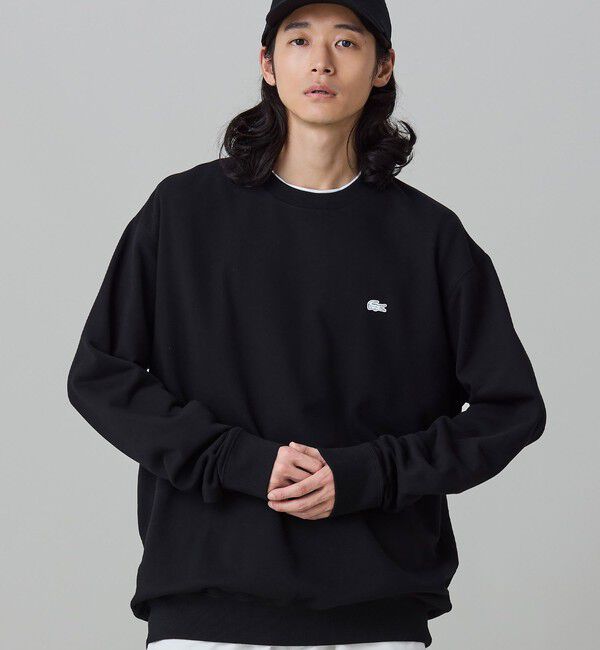 LACOSTE「【オンライン限定】LACOSTE  オーバーサイズ 裏毛 バックプリント クルーネック スウェット」|スウェット・ジャージ|