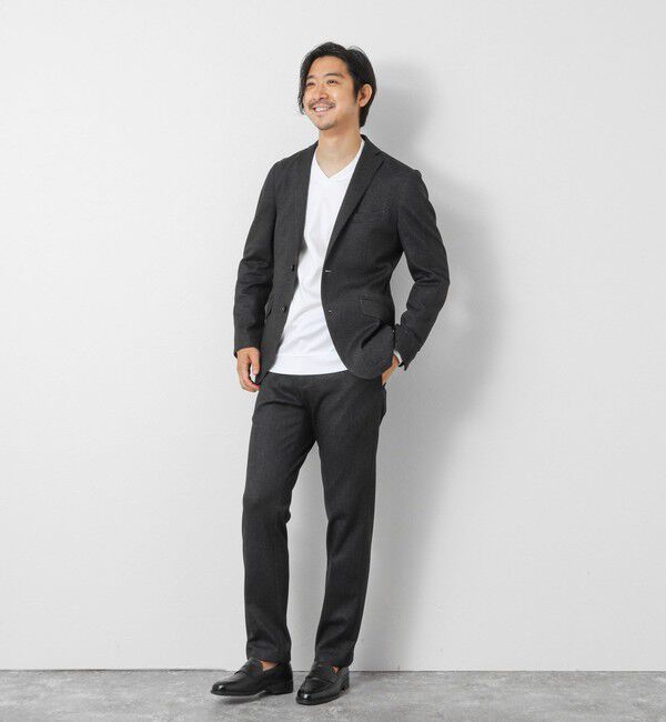 NOLLEY'S goodman「《ビジカジ対応》シルケットスムース Vネック ドレスロンT 26AW」|Tシャツ・カットソー|