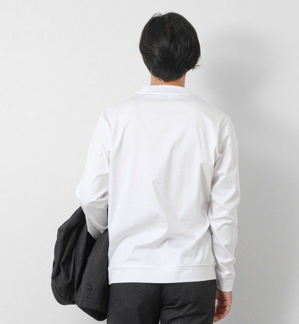 NOLLEY'S goodman「《ビジカジ対応》シルケットスムース Vネック ドレスロンT 26AW」|Tシャツ・カットソー|