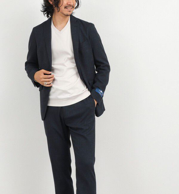 NOLLEY'S goodman「《ビジカジ対応》シルケットスムース Vネック ドレスロンT 26AW」|Tシャツ・カットソー|