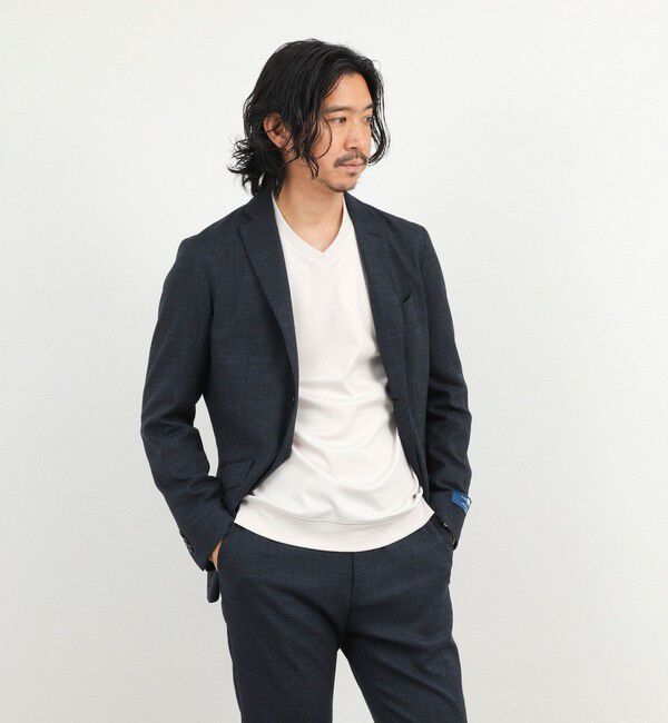 NOLLEY'S goodman「《ビジカジ対応》シルケットスムース Vネック ドレスロンT 26AW」|Tシャツ・カットソー|