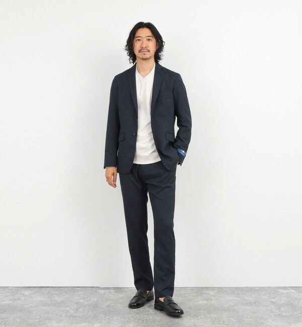 NOLLEY'S goodman「《ビジカジ対応》シルケットスムース Vネック ドレスロンT 26AW」|Tシャツ・カットソー|