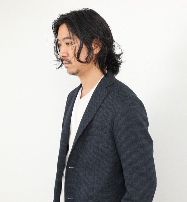NOLLEY'S goodman「《ビジカジ対応》シルケットスムース Vネック ドレスロンT 26AW」|Tシャツ・カットソー|