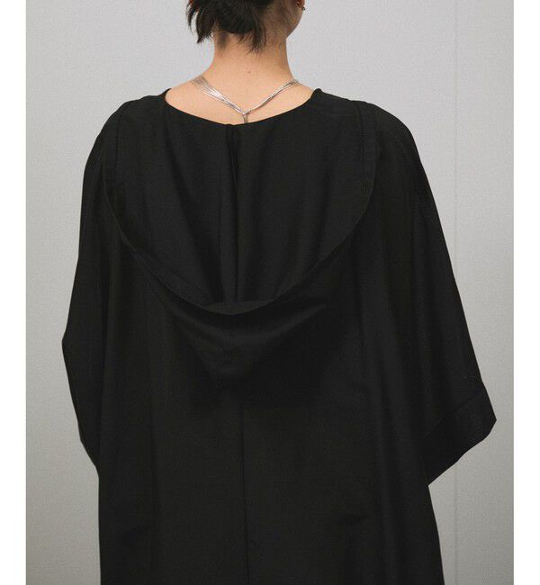 SALON adam et rope'「コットンシルクフードカフタンワンピース」|ワンピース|