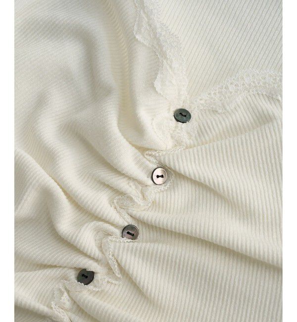 Rope&rsquo;Picnic「フロントギャザーVネックカットトップス」|Tシャツ・カットソー|