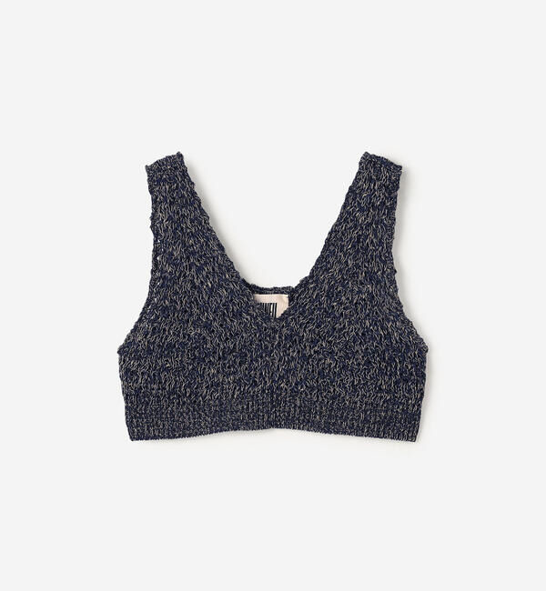 UNFIL「UNFIL | ハニーコンボ メッシュニットベスト WOMEN」|ベスト・ジレ|NAVY系1