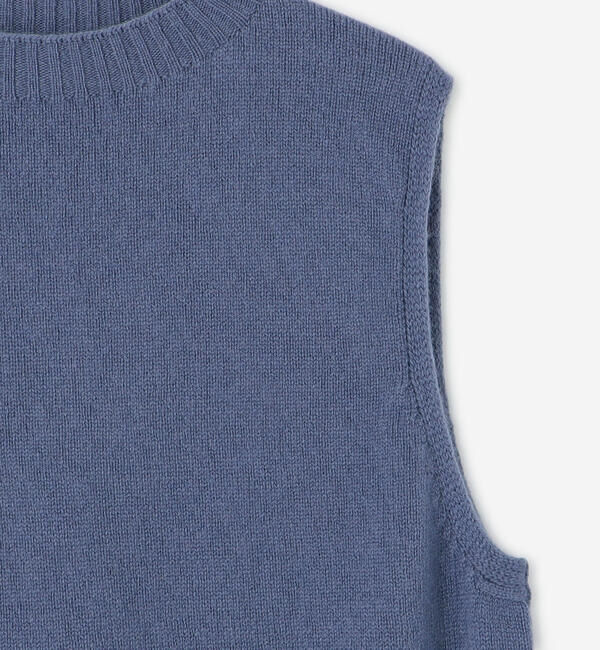 Morris & Sons「MORRIS & SONS | ジーロンラム クルーネックベスト WOMEN」|ベスト・ジレ|