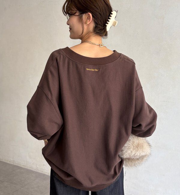  「【インフルエンサー OKOCHI企画】ハーフジップスウェット」|Tシャツ・カットソー|