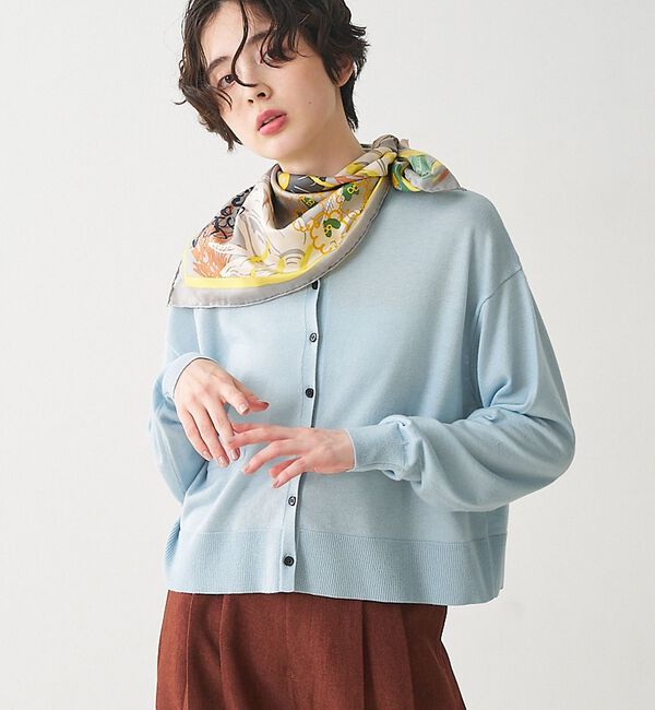 collex「【manipuri/マニプリ】ボタニックガーデン シルクスカーフ」|バンダナ・スカーフ|