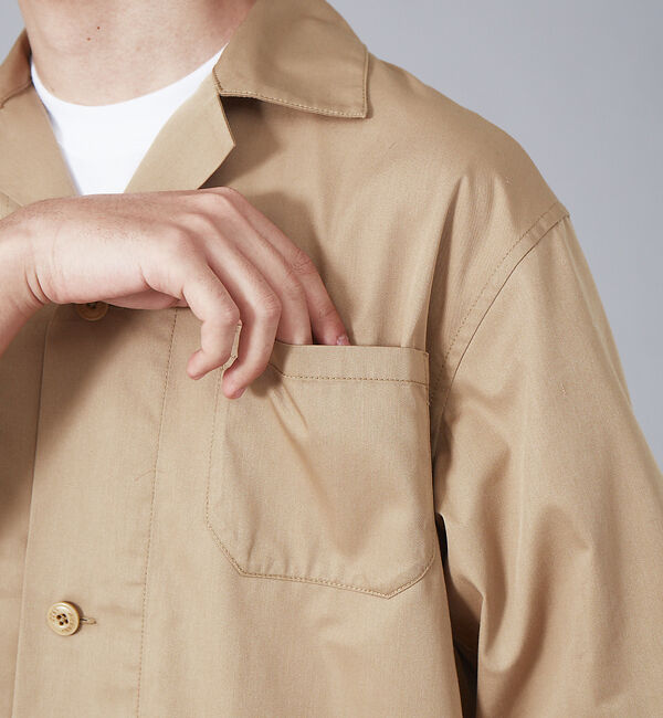 ABAHOUSE「【Dickies / ディッキーズ】別注 オーバーサイズ Wポケット オープンカ」|シャツ・ブラウス|