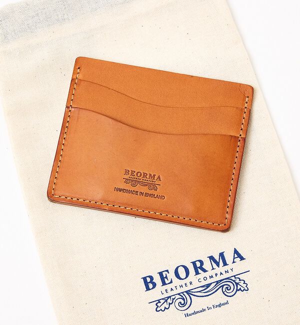 ABAHOUSE「【BEORMA/ベオーマ】コンパクトカードケース/S0005」|名刺入れ・カードケース|キャメル