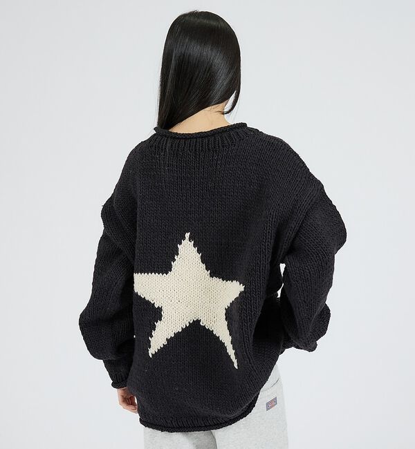 ABAHOUSE「【THRIFTY LOOK / スリフティールック】HAND KNIT ROLL」|ニット・セーター|