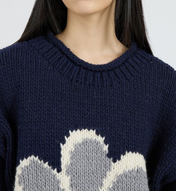 ABAHOUSE「【THRIFTY LOOK / スリフティールック】HAND KNIT ROLL」|ニット・セーター|