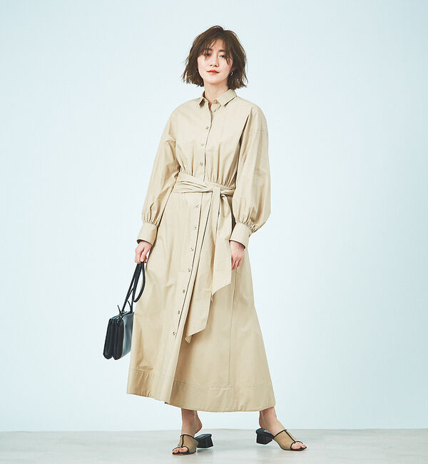 Rouge vif「フレアシャツワンピース」|ワンピース|