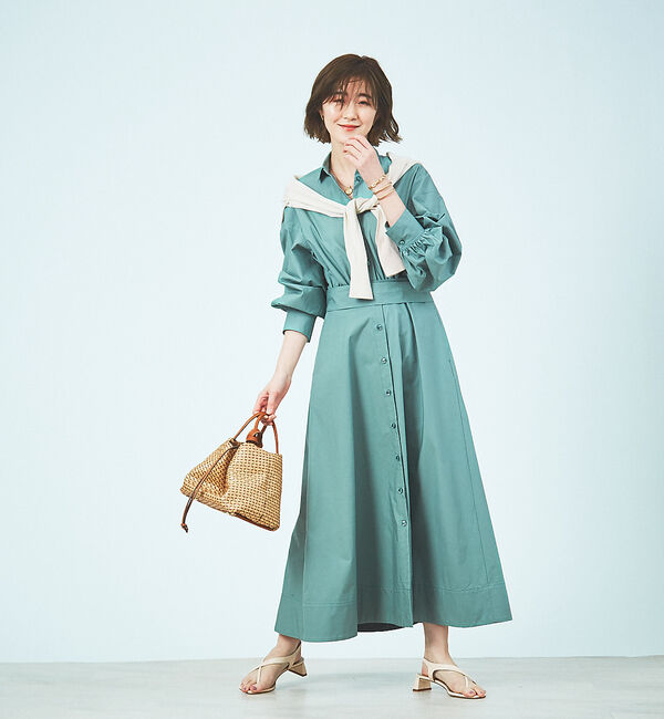 Rouge vif「フレアシャツワンピース」|ワンピース|