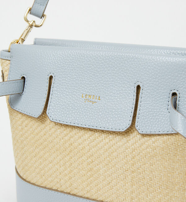 LOWELL things「Legacy/レザー&times;異素材ミニショルダー SUMMER BAG　」|ショルダー・メッセンジャー|