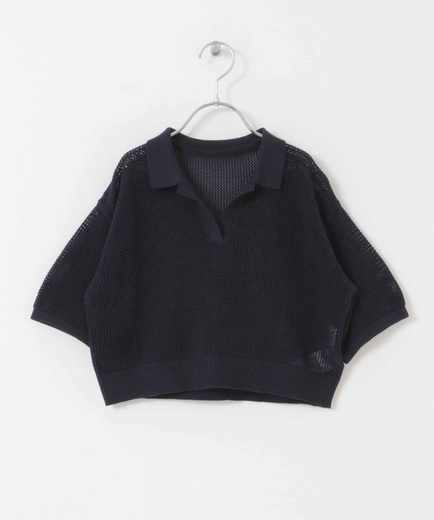 URBAN RESEARCH DOORS「クロップドメッシュシャツ(KIDS)」|ニット・セーター|