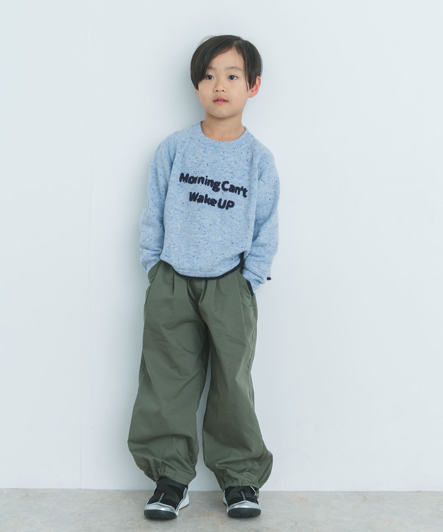 URBAN RESEARCH DOORS「サガラ刺繍ロゴニット(KIDS)」|ニット・セーター|