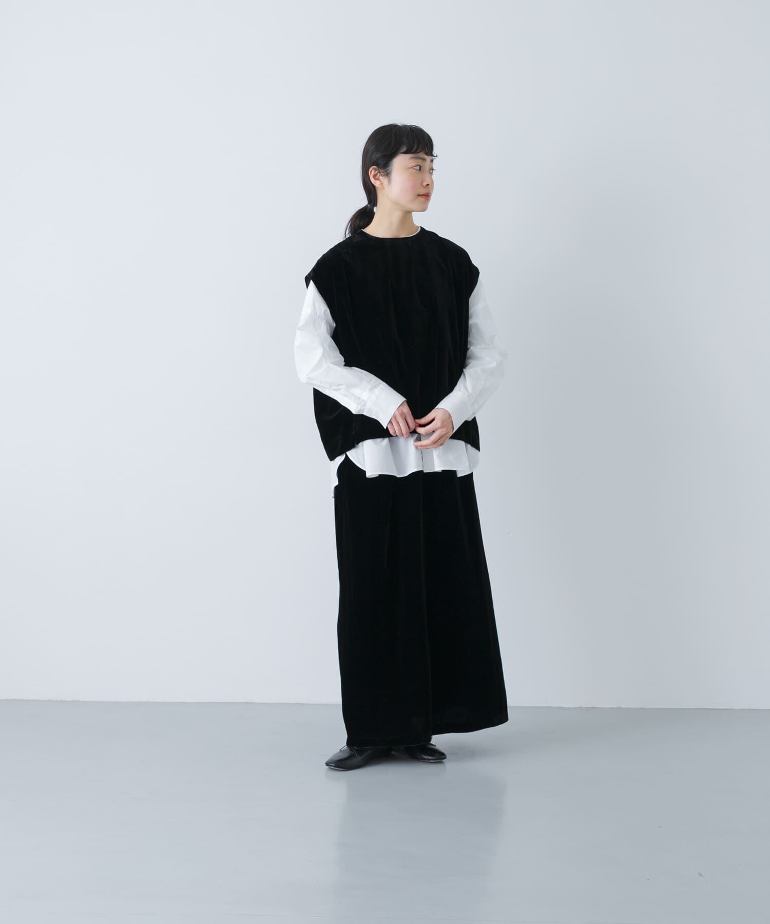 かぐれ「レーヨンシルクベルベットスカート」|スカート|