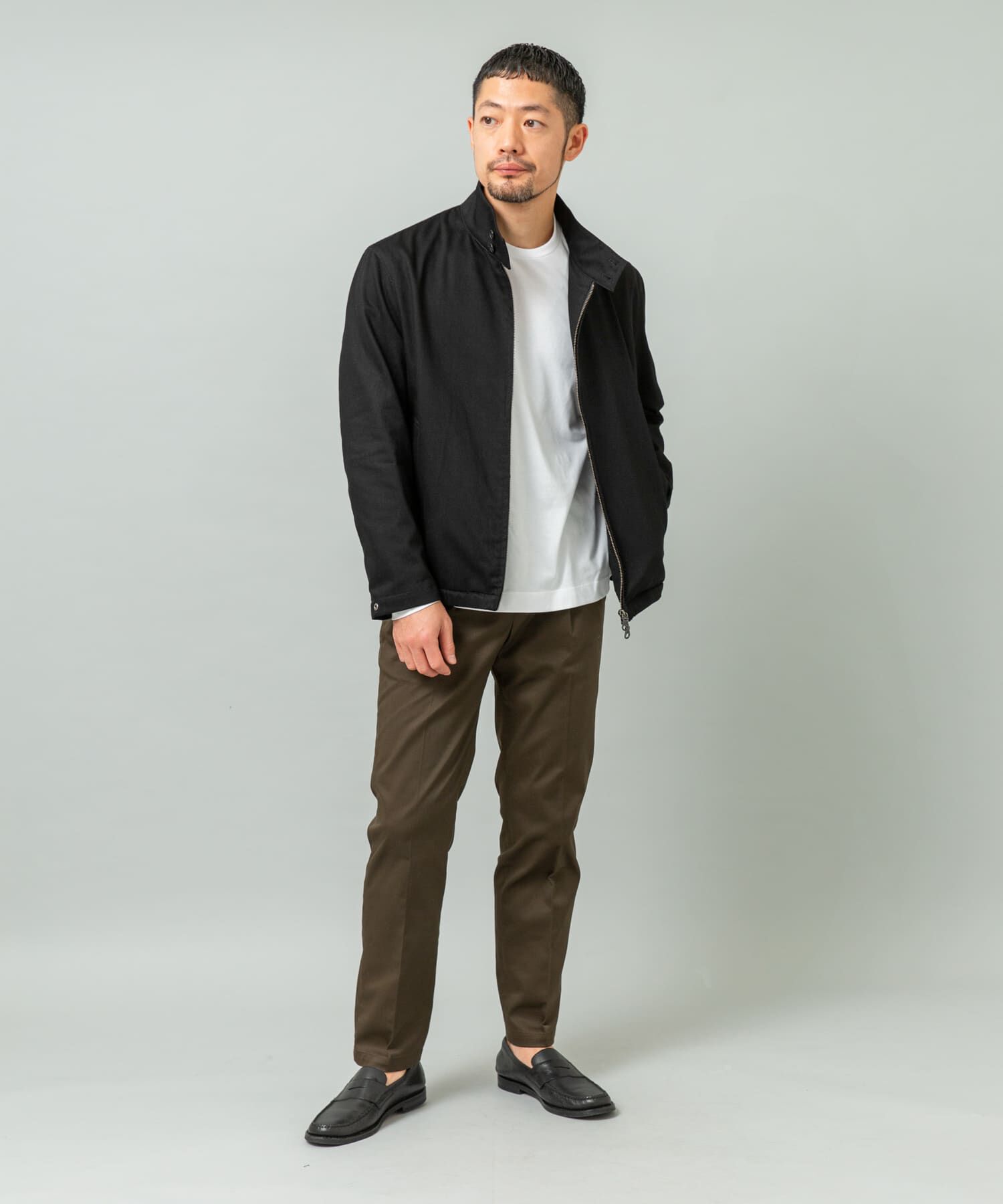 URBAN RESEARCH ROSSO「『WEB限定』デニムスタンドブルゾン」|ブルゾン・スタジャン|
