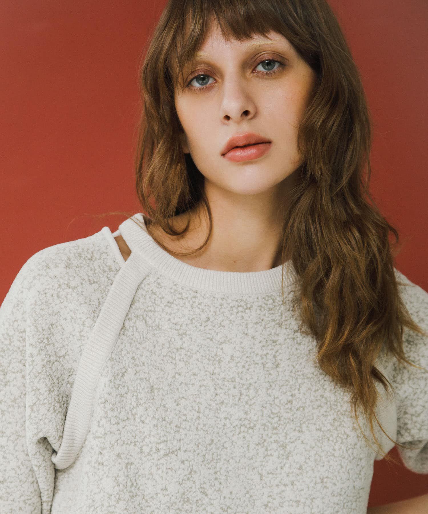 LAATO「jacquard shortsleeve knit」|ニット・セーター|