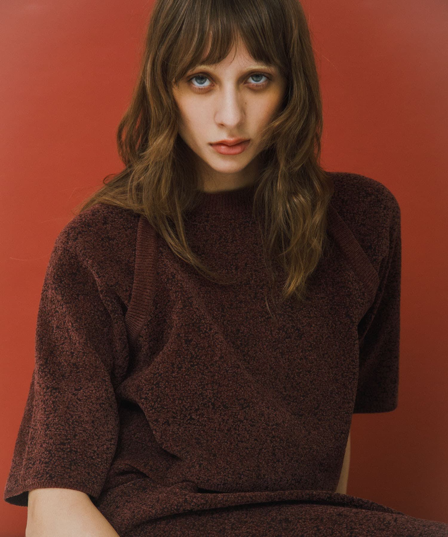 LAATO「jacquard shortsleeve knit」|ニット・セーター|